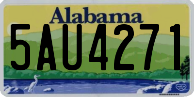 AL license plate 5AU4271