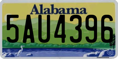 AL license plate 5AU4396