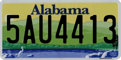AL license plate 5AU4413