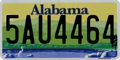 AL license plate 5AU4464