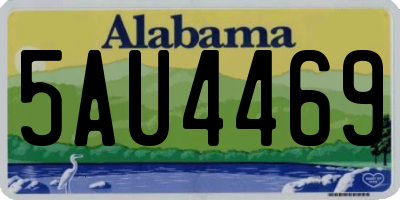 AL license plate 5AU4469