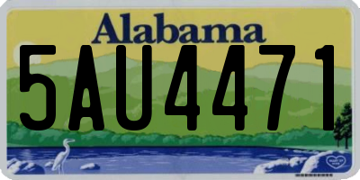 AL license plate 5AU4471