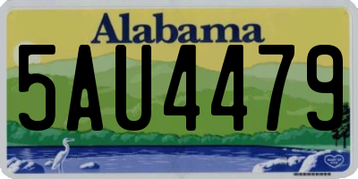 AL license plate 5AU4479