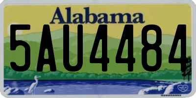 AL license plate 5AU4484