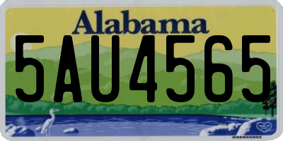 AL license plate 5AU4565