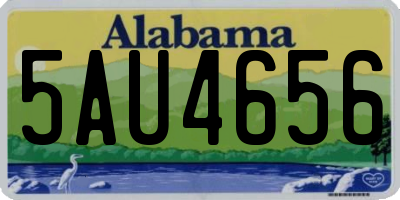 AL license plate 5AU4656