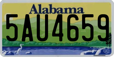 AL license plate 5AU4659