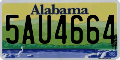 AL license plate 5AU4664