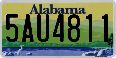 AL license plate 5AU4811