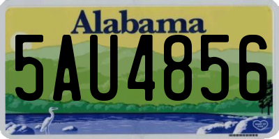AL license plate 5AU4856