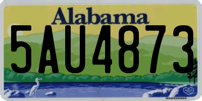 AL license plate 5AU4873