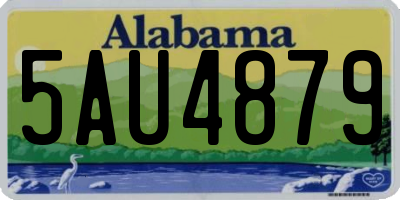 AL license plate 5AU4879