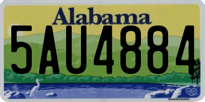 AL license plate 5AU4884