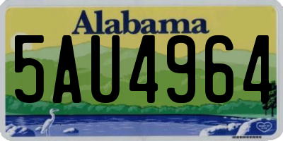 AL license plate 5AU4964