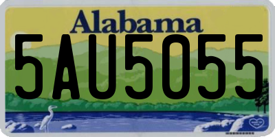 AL license plate 5AU5055