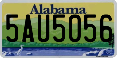 AL license plate 5AU5056