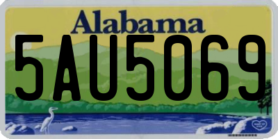 AL license plate 5AU5069