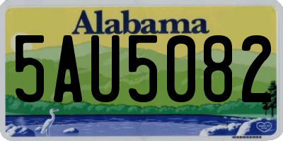 AL license plate 5AU5082