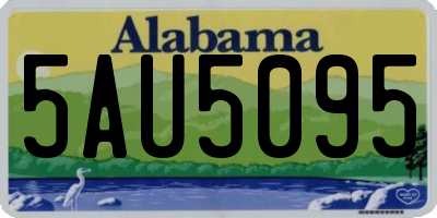AL license plate 5AU5095