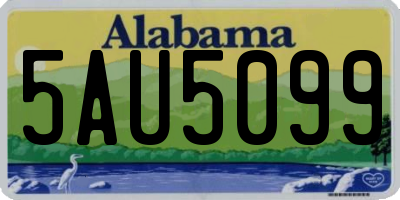 AL license plate 5AU5099