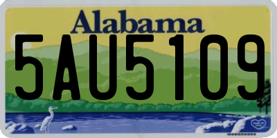 AL license plate 5AU5109