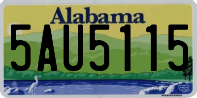 AL license plate 5AU5115