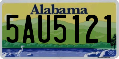 AL license plate 5AU5121
