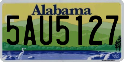 AL license plate 5AU5127