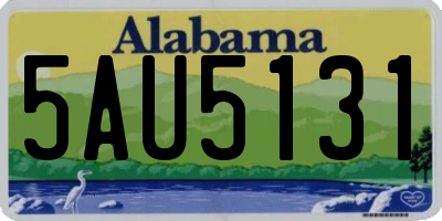 AL license plate 5AU5131