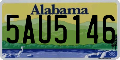 AL license plate 5AU5146