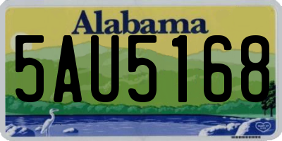 AL license plate 5AU5168
