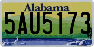 AL license plate 5AU5173