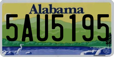AL license plate 5AU5195