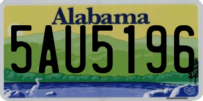 AL license plate 5AU5196