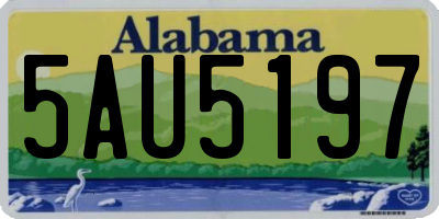 AL license plate 5AU5197