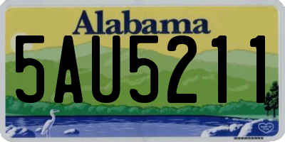 AL license plate 5AU5211