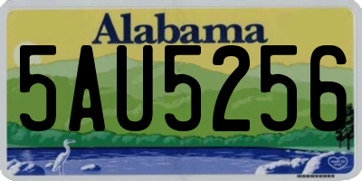 AL license plate 5AU5256