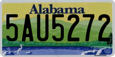 AL license plate 5AU5272