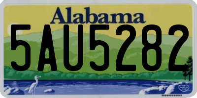 AL license plate 5AU5282