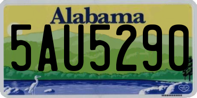 AL license plate 5AU5290