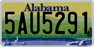 AL license plate 5AU5291