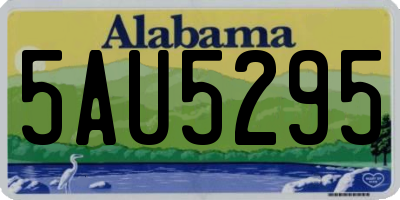 AL license plate 5AU5295