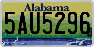 AL license plate 5AU5296