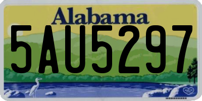 AL license plate 5AU5297