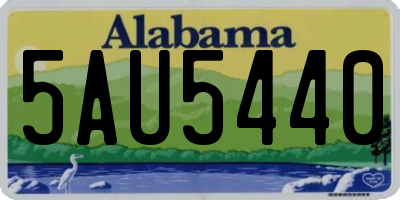 AL license plate 5AU5440