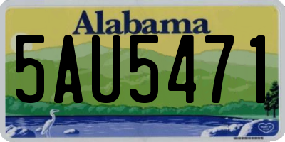 AL license plate 5AU5471