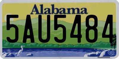 AL license plate 5AU5484