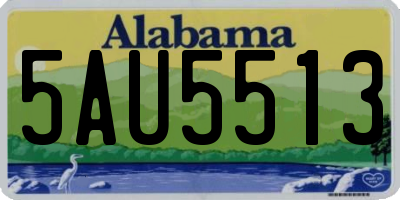 AL license plate 5AU5513