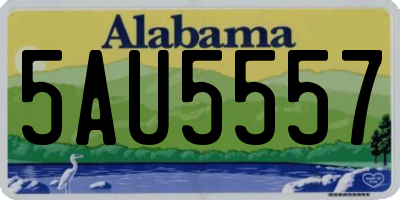 AL license plate 5AU5557