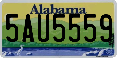 AL license plate 5AU5559